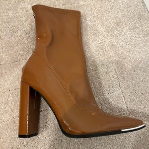 Brown Public Desire Booties
